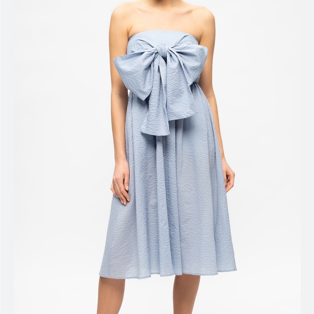 Marysia Light Blue Strapless Dress - Medium